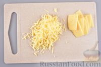 Яичница в хлебе, с фаршем и сыром (в духовке)